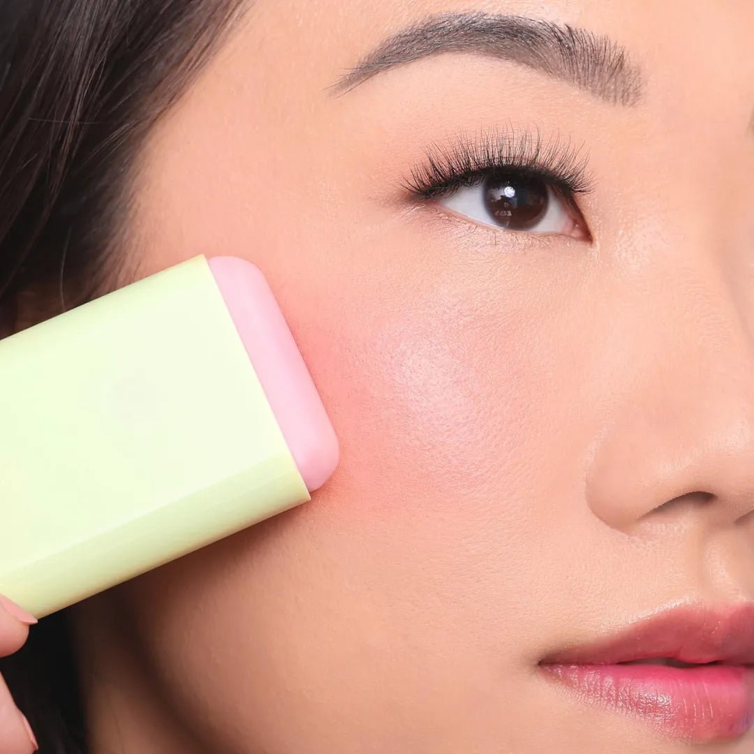 Pixi On - the - Glow Blush - Ruby, Hydrating Tinted Moisture Blush Stick with Ginseng, Aloe Vera & Fruit Extracts, For Cheeks & Lips, 19g / 0.6oz, Paraben - Free - Deals999
