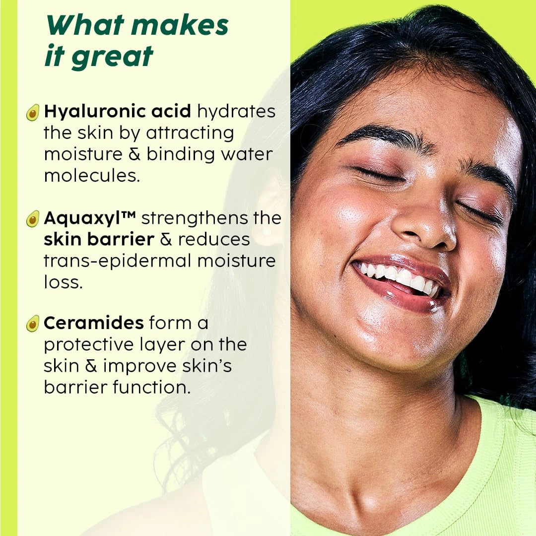 PLIX - THE PLANT FIX Plix-The Plant Fix Avocado Ceramide Moisture Rush Fatty Cream With Spf 20 | Deep Moisturization | Barrier Repair Cream | For Dry Skin, Normal Skin & Sensitive Skin | 50G