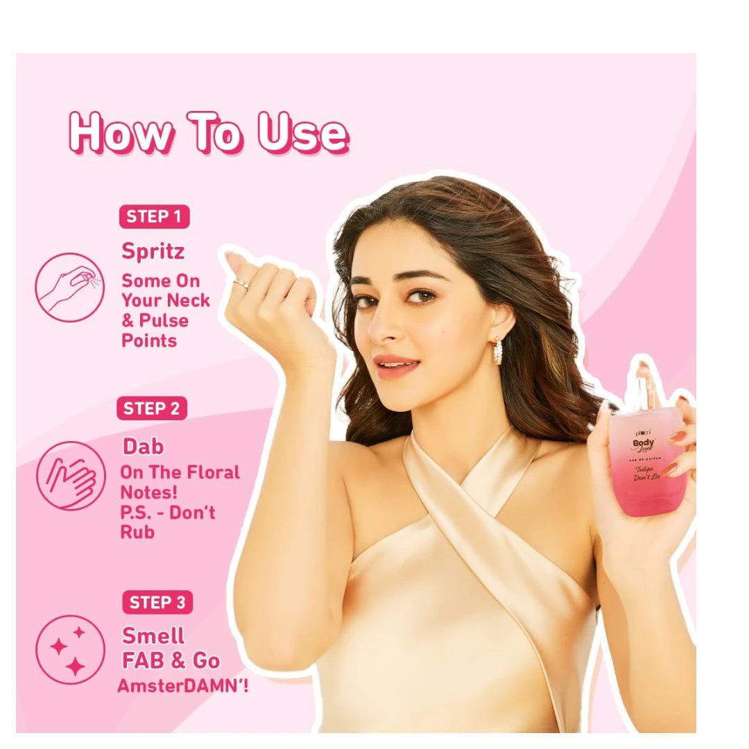 Plum BodyLovin' Tulip Don't Lie Eau De Parfum | Long Lasting & Luxurious Fresh Floral Fragrance | Luxury Perfume For Women | Tulip, Rose, Pomelo & Musk Notes (50 ml) - Deals999