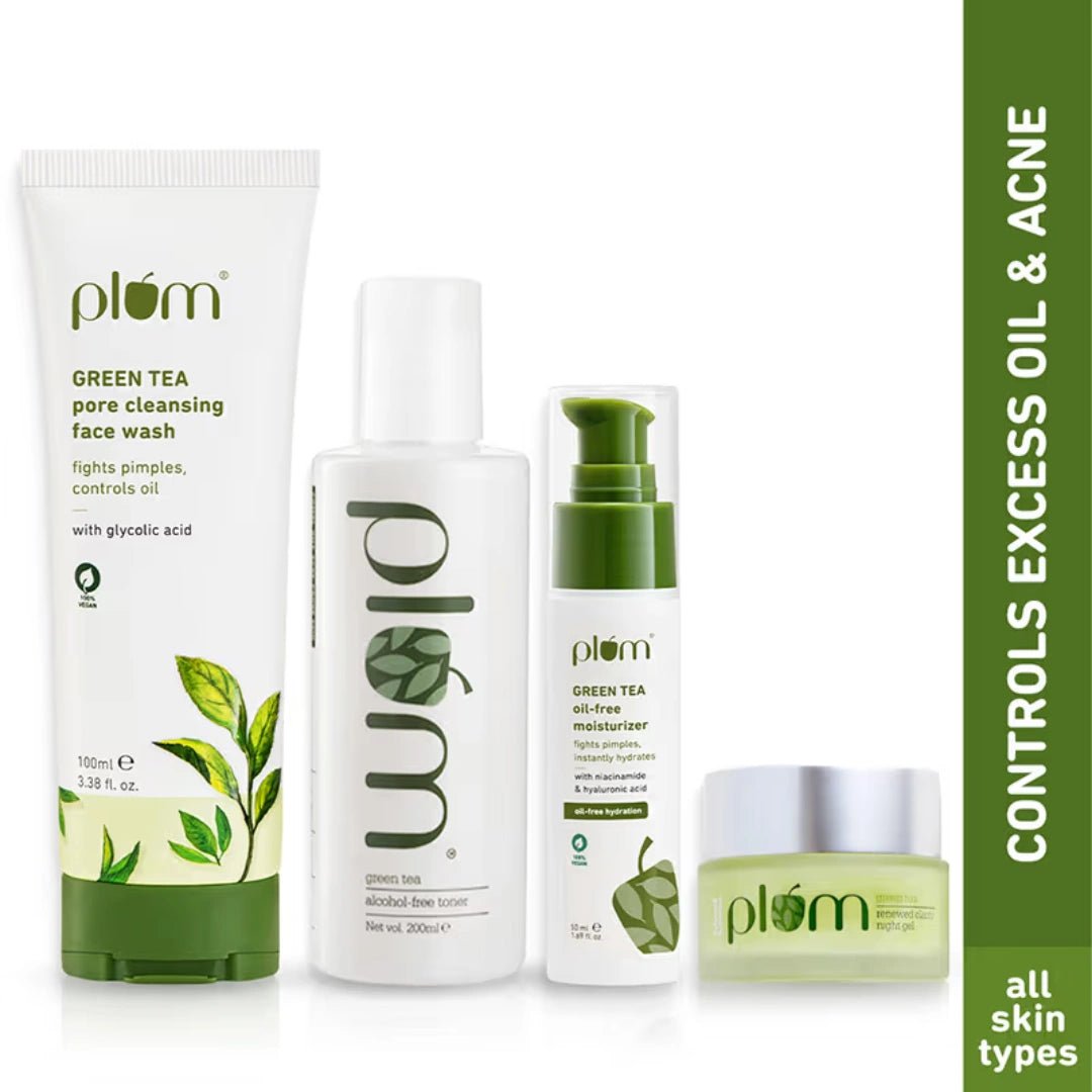 Plum Green Tea Day & Night C - T - M Kit (4 pcs) - Deals999