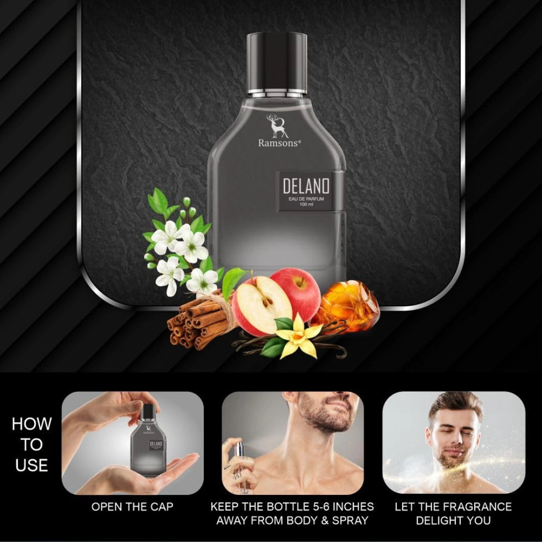 Ramsons Delano Perfume Spray for Men - 100ml