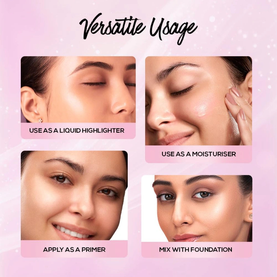 RENEE Strobe Cream, Dewy Finish Highlighter for Face, Smoothens, Plumps & Hydrates Skin 30ml