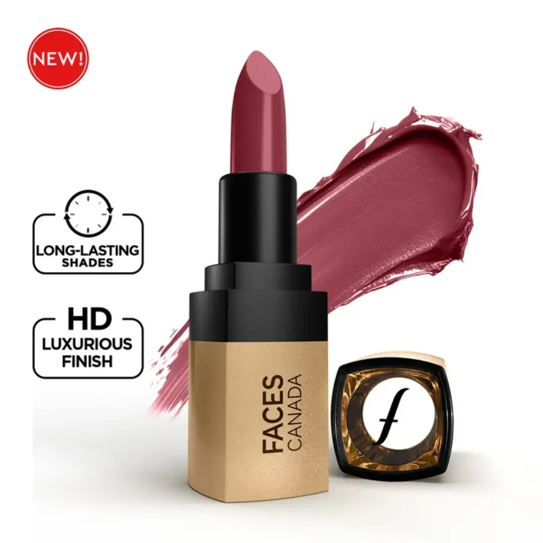 FACES CANADA Comfy Matte Velvet Touch Lipstic 4.2g | Velvety Matte Finish | 8HR Longstay | Intense Colour | Hydrating Lips | Smooth Application