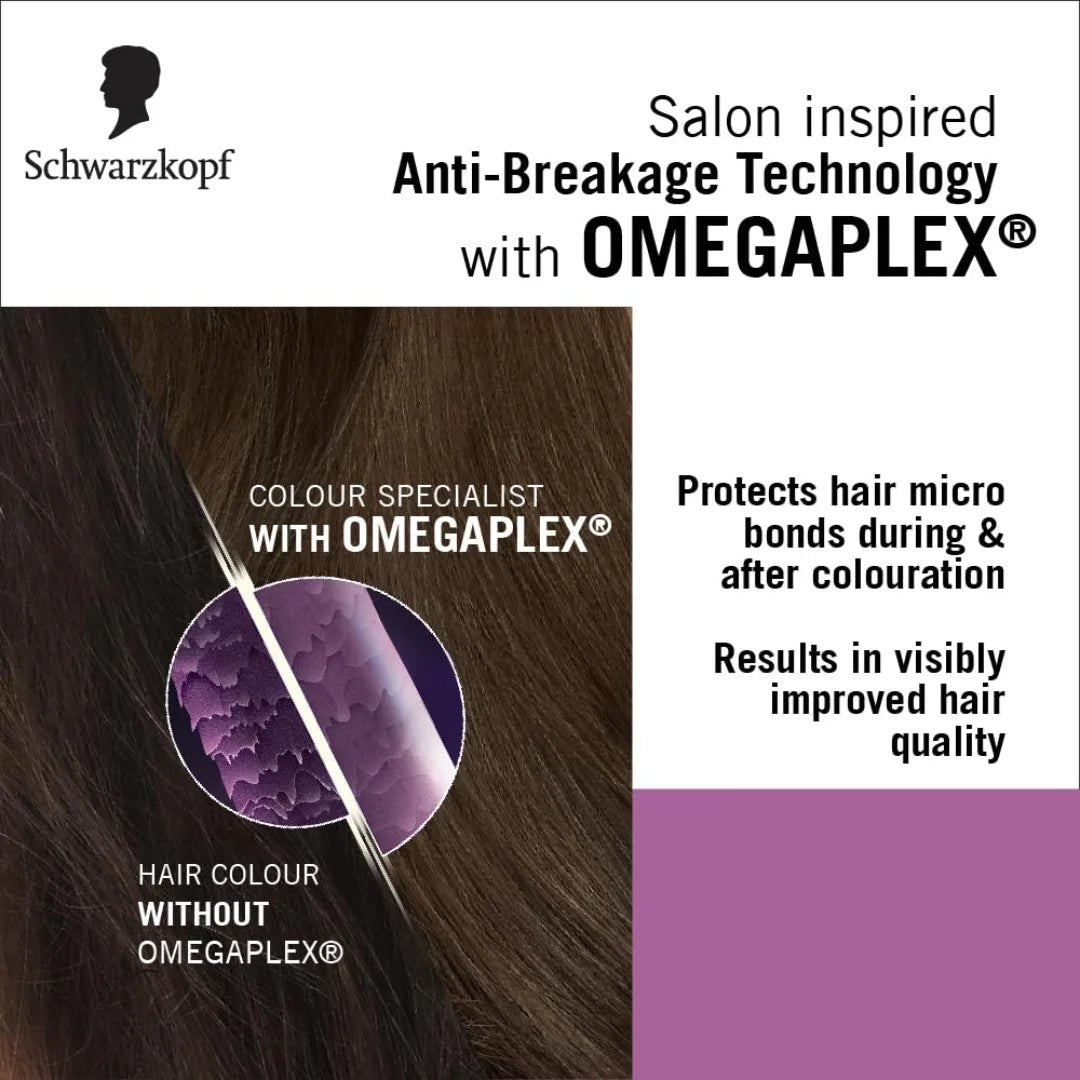 Schwarzkopf Colour Specialist Permanent Hair Colour - 6.16 Cool Dark Blonde (165ml) - Deals999