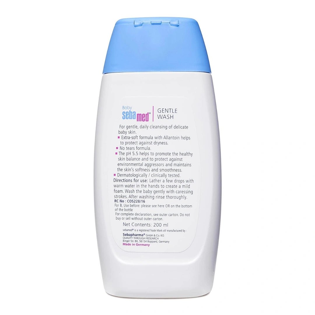 Sebamed Baby Gentle Wash|pH 5.5| Body Wash|Soap Free|Tear Free|200ml - Deals999