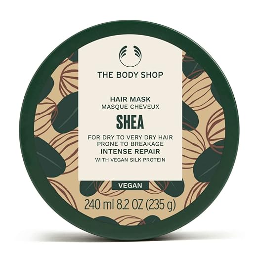 The Body Shop Shea Butter Richly Replenishing Hair Mask For Dry Hair (Shea Butter), 240g