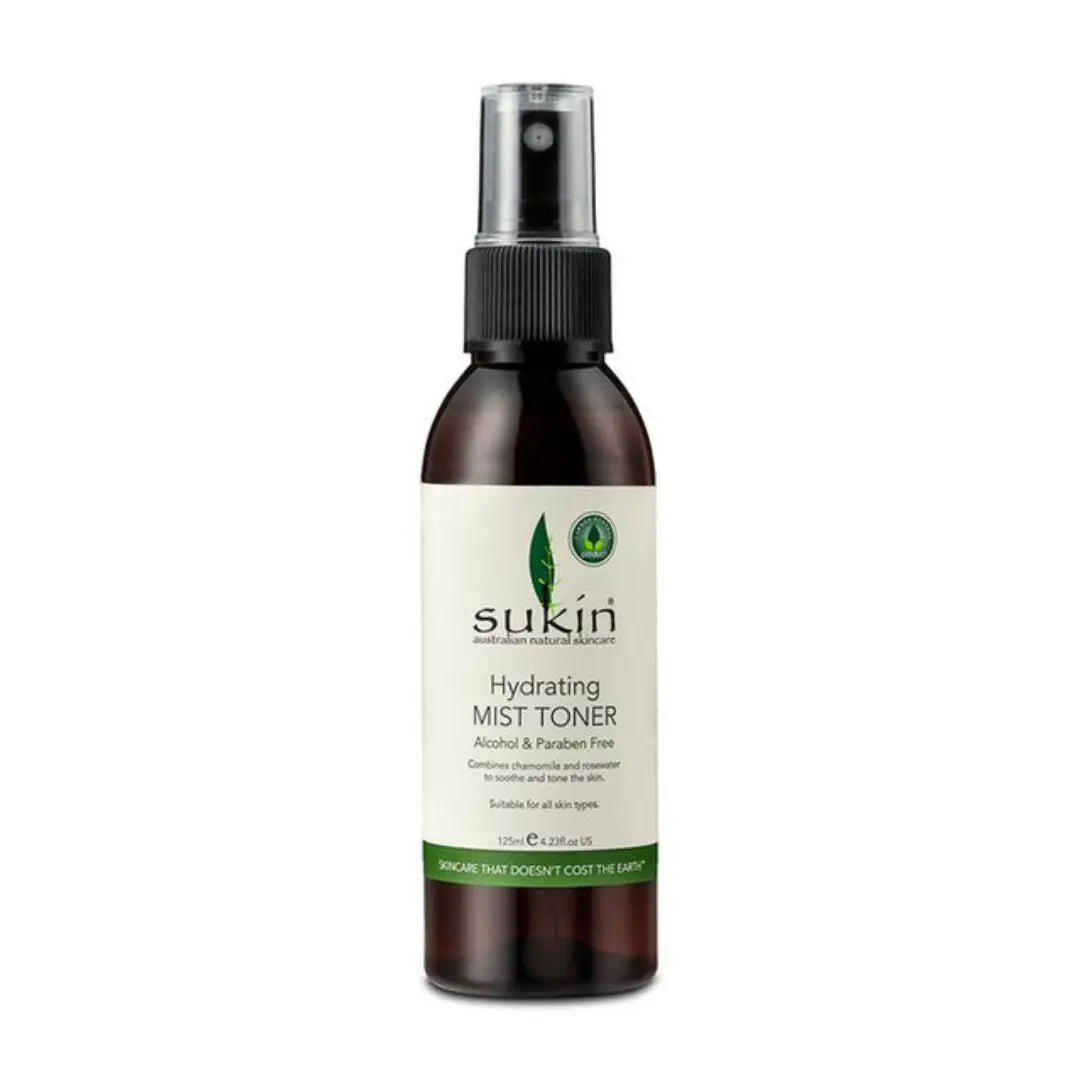 Sukin, Skin Relief, Facial Mist, Sensitive, Distressed Skin, Fragrance Free, 4.23 fl oz (125 ml)