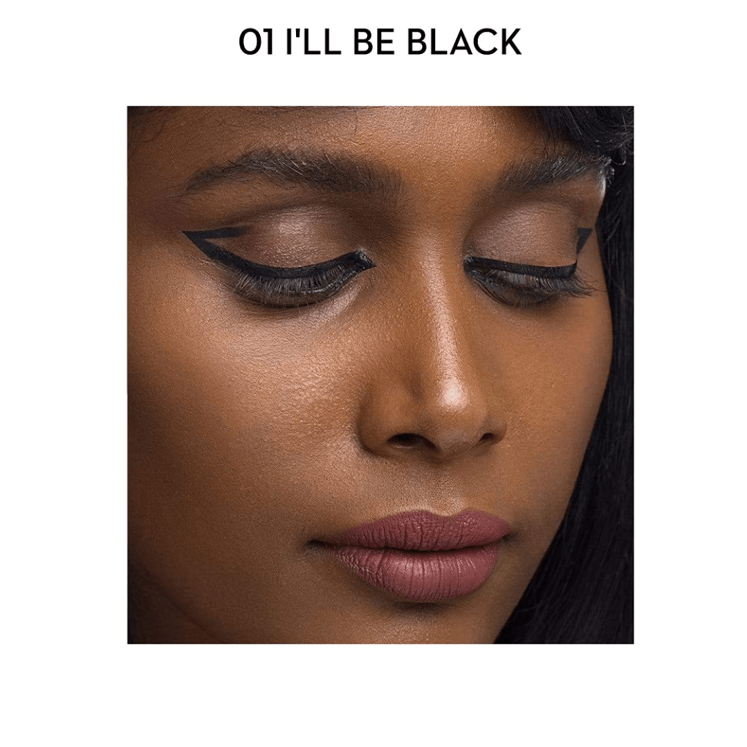 SUGAR Cosmetics Arrested For Overstay 100% Waterproof Eyeliner | Matte Finish - 01 I'll Be Black (Black Eyeliner) - Deals999