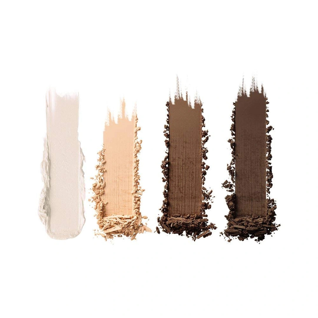 L.A. Girl Inspiring Brow Kit – Dark | Eyebrow Powder, Wax, Spoolie, Tweezer & Brush | Complete Eyebrow Shaping & Filling Kit | For Dark Hair & Indian Skin Tones