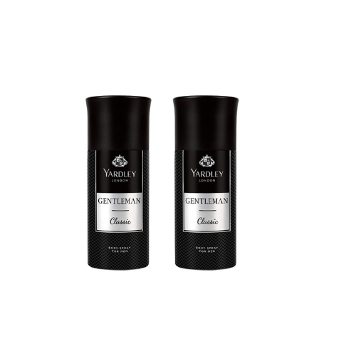 Yardley Gentleman Classic Deodorant 150ml Pack of 2
