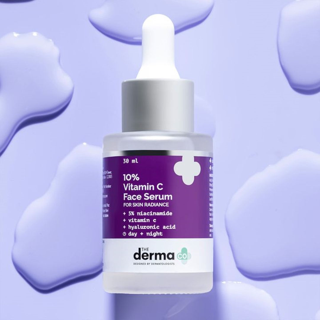 The Derma Co 10% Vitamin C Face Serum with 5% Niacinamide & Hyaluronic Acid - 30ml