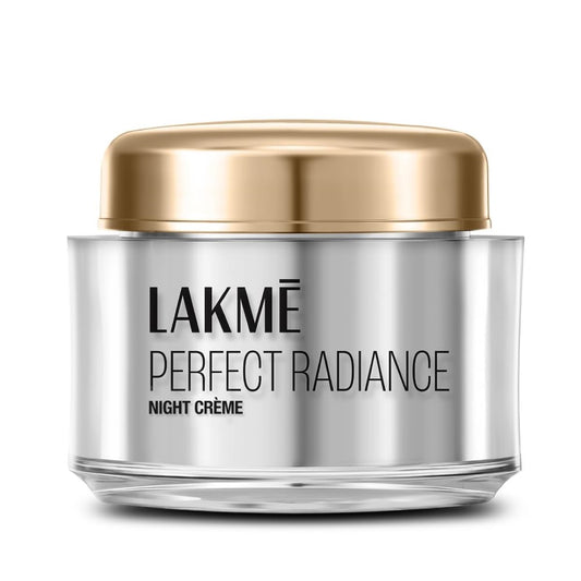 LAKMÉ Absolute Perfect Radiance Brightening Night Cream 50 g|| Daily Repair Face Moisturizer for Illuminated|| Glowing Skin -With Glycerin & Niacinamide