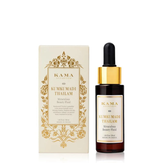 Kama Ayurveda Kumkumadi Thailam Miraculous Beauty Fluid Ayurvedic Night Serum (Facial Oil) (30ml)