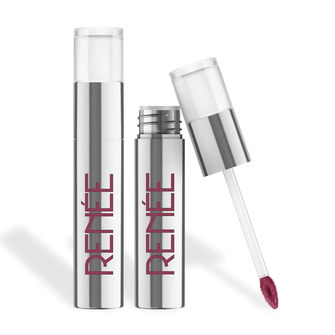 RENEE Gloss Stay Transfer-Proof Liquid Lip Color - Francesca 3.5ml, Rich Intense Payoff High Pigment Super Glossy Finish, Waterproof, Smudge-proof, Lasts Up To 12 Hours, Enriched with Vitamin E & C