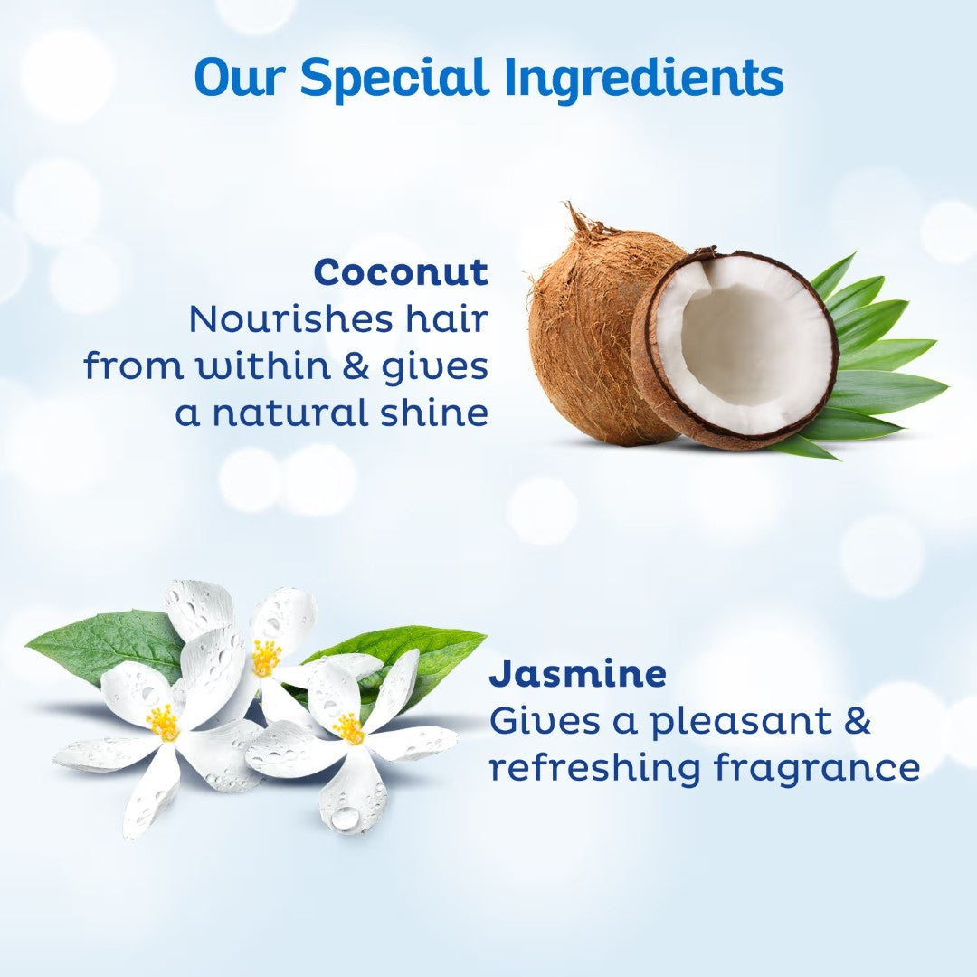 Parachute Advansed Jasmine Gold Coconut Hair Oil, Vitamin-E, Super Shiny Hair, Non-sticky (500ml)