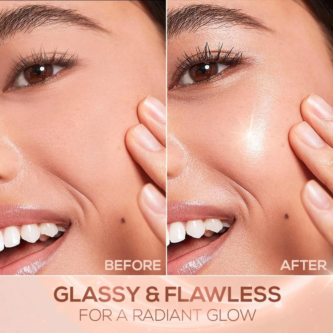 RENEE Glass Glow Pre Makeup Oil Primer 10ml| Non Sticky, Smoooth Finish| Hydrates, Repairs & Nourishes Skin| Adds Natural Glow to the Skin