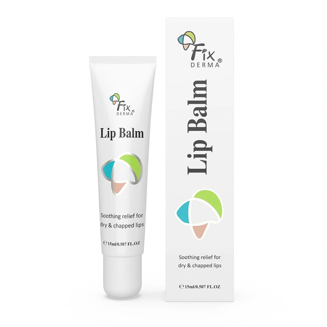 Fixderma Lip Balm With Vitamin C & E For Pigmented, Dry & Chapped Lips | Soft, Hydrating & Nourishes Lips | Even Out Lip Tone | Lip Balm For Dark Lips | 15ml
