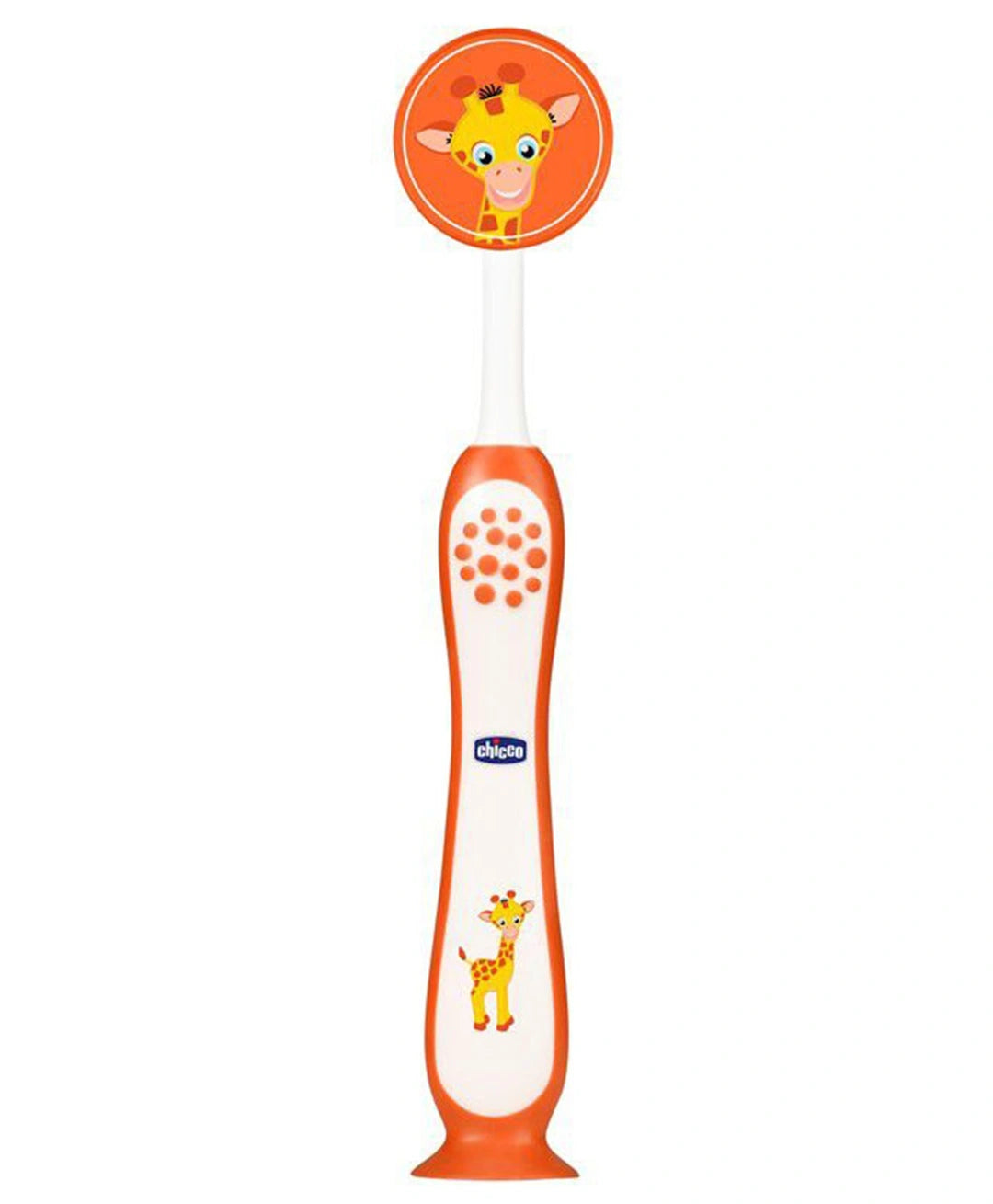 Chicco Ultra Soft Bristles Toothbrush Giraffe Print - Orange