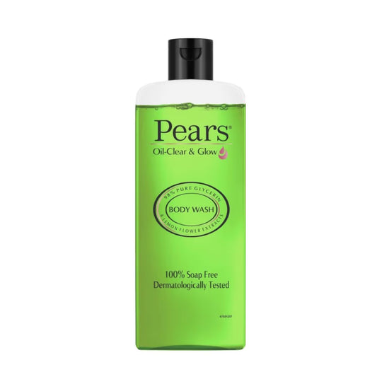 Pears Oil-Clear and Glow Body Wash Paraben Free Shower Gel 98% Pure Glycerin (250ml)