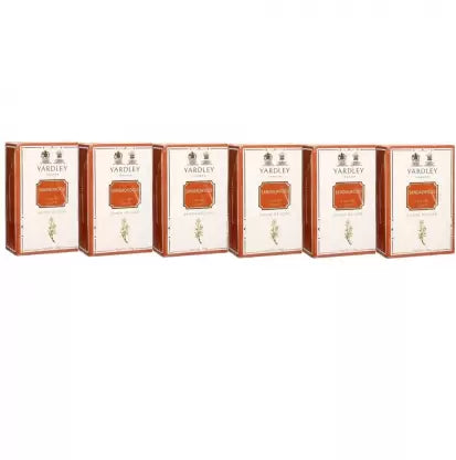 Yardley Sandalwood Luxury Soap, 100g (Pack of 6)