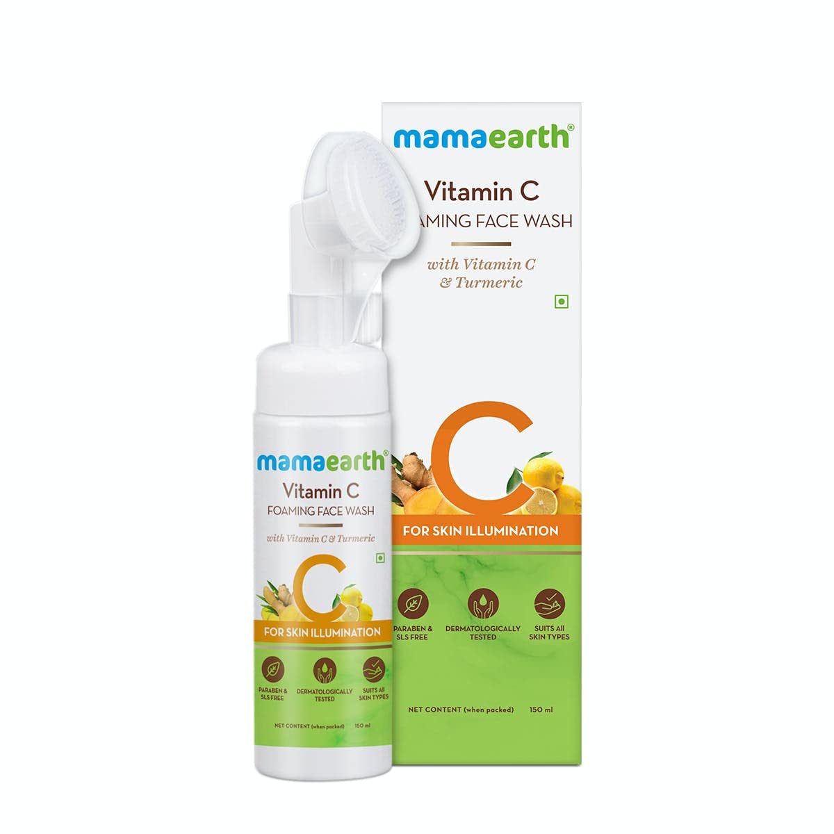 Mamaearth Vitamin C Foaming Face Wash with Vitamin C & Turmeric (150ml)