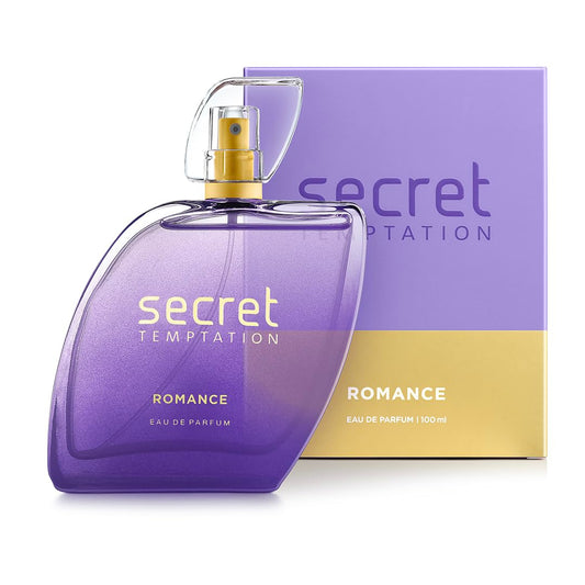 Secret Temptation Romance Eau De Perfume Spray for Women, 100ml|Classic Feminine Elegance Fragrance|Long Lasting Premium Scent
