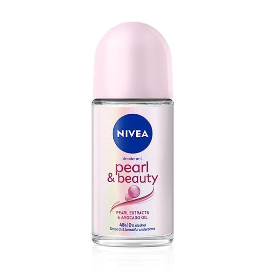 NIVEA Deodorant Roll On, Pearl & Beauty For Women 50ml