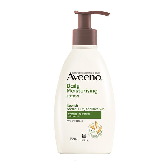 Aveeno Daily Moisturizing Lotion For Normal To Dry Skin With Oats, 354ml