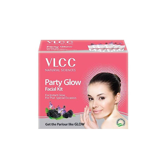 VLCC Party Glow Facial Kit for Instant Glow (60gm)