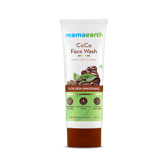 Mamaearth CoCo Face Wash for Women, with Coffee & Cocoa for Skin Awakening 100ml