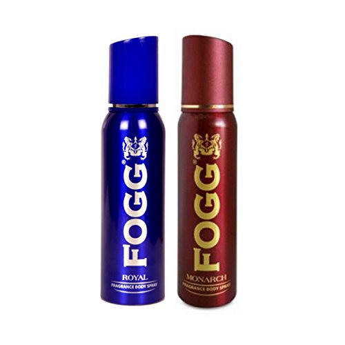 Fogg Royal & Monarch Deodorant For Men(Pack of 2)(100gms/120ml each)