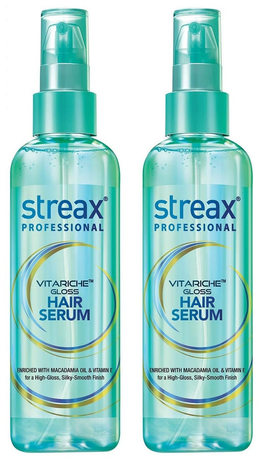 Streax Professional VitaRiche Gloss Hair Serum (200ml) (Pack of 2)