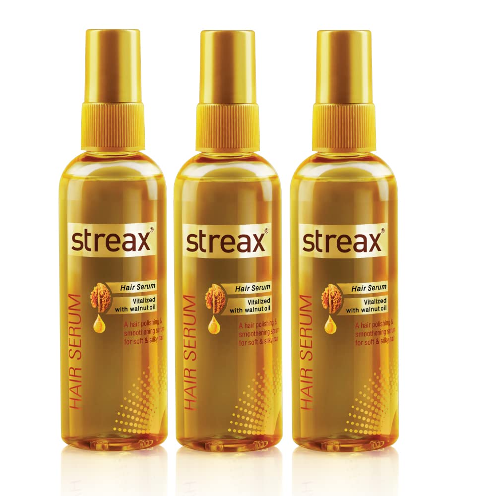 Streax Walnut Serum, 100 ml (Pack of 3)