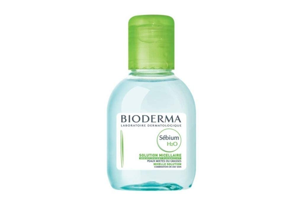 Bioderma Sébium H2O Purifying Micellar Cleansing Water and Makeup Removing Solution for Combination to Oily Skin 100 ml