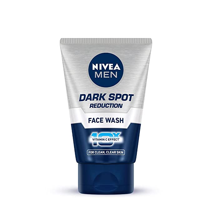 Nivea Men Face Wash, Dark Spot Reduction, For Clean & Clear Skin With 10X Vitamin C Effect, 100 G