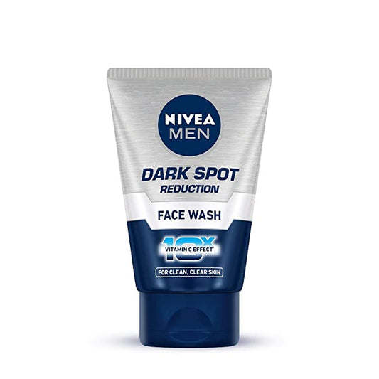 Nivea Men Face Wash, Dark Spot Reduction, For Clean & Clear Skin With 10X Vitamin C Effect, 100 G