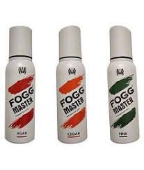 Fogg Master Pine + Master Cedar + Master Agar Deodorant 120ml, (Pack of 3)