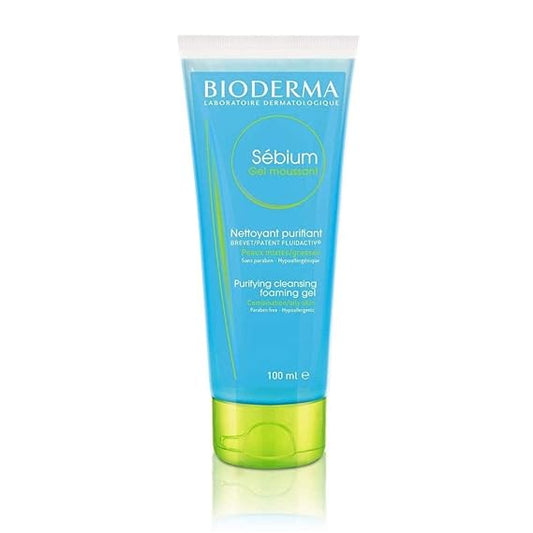 Bioderma Sebium Gel Moussant Purifying Cleansing Foaming Gel Combination To Oily Skin, 100ml