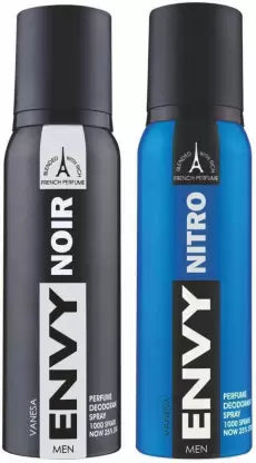 Envy Nitro & Noir Deo Combo 120 ml (Pack of 2)