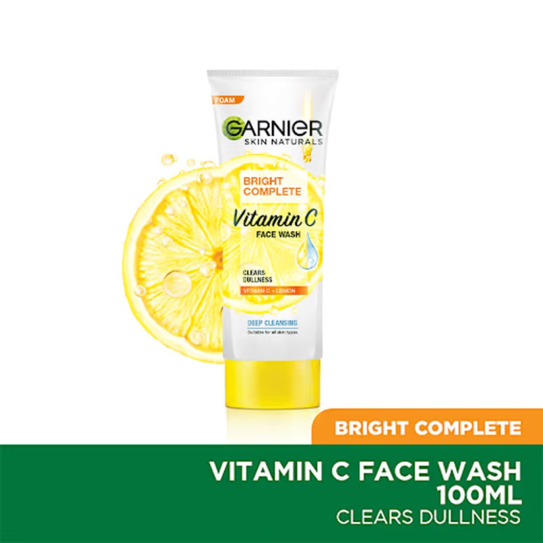 Garnier Bright Complete Vitamin C Brightening Face Wash