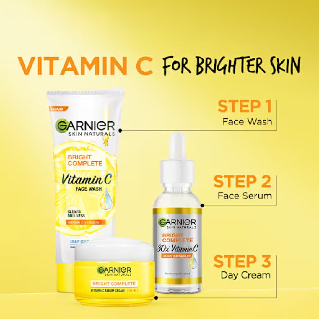 Garnier Bright Complete Vitamin C Brightening Face Wash