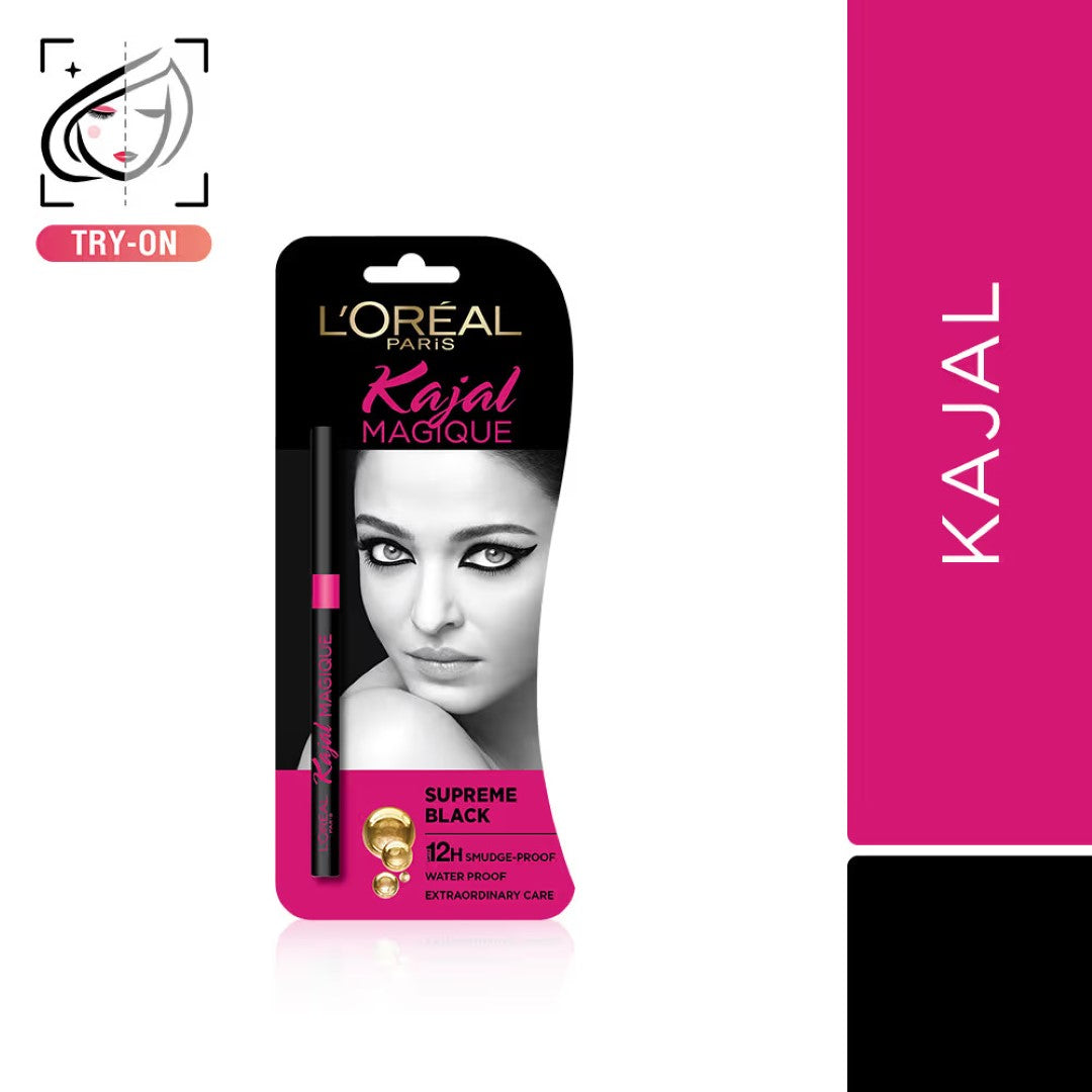 L'Oreal Paris Kajal Magique - Supreme Black(0.35g)