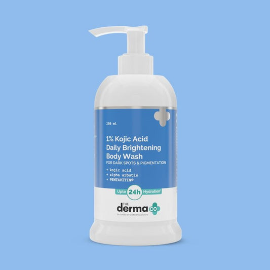 The Derma Co 1% Kojic Acid Daily Brightening Body Wash with Alpha Arbutin - 250ml