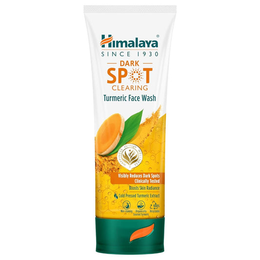 Himalaya Dark Spot Clearing Turmeric Face Wash | Reduce dark spots in 7 days | Organically sourced & Cold-pressed turmeric | 100ml