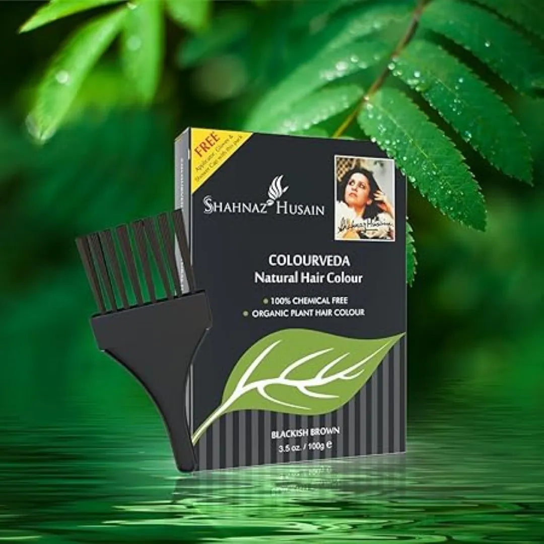 Shahnaz Husain Colourveda Natural Hair Color | 100% Chemical Free | Organic Plant Based Hair Colour (500 gm)