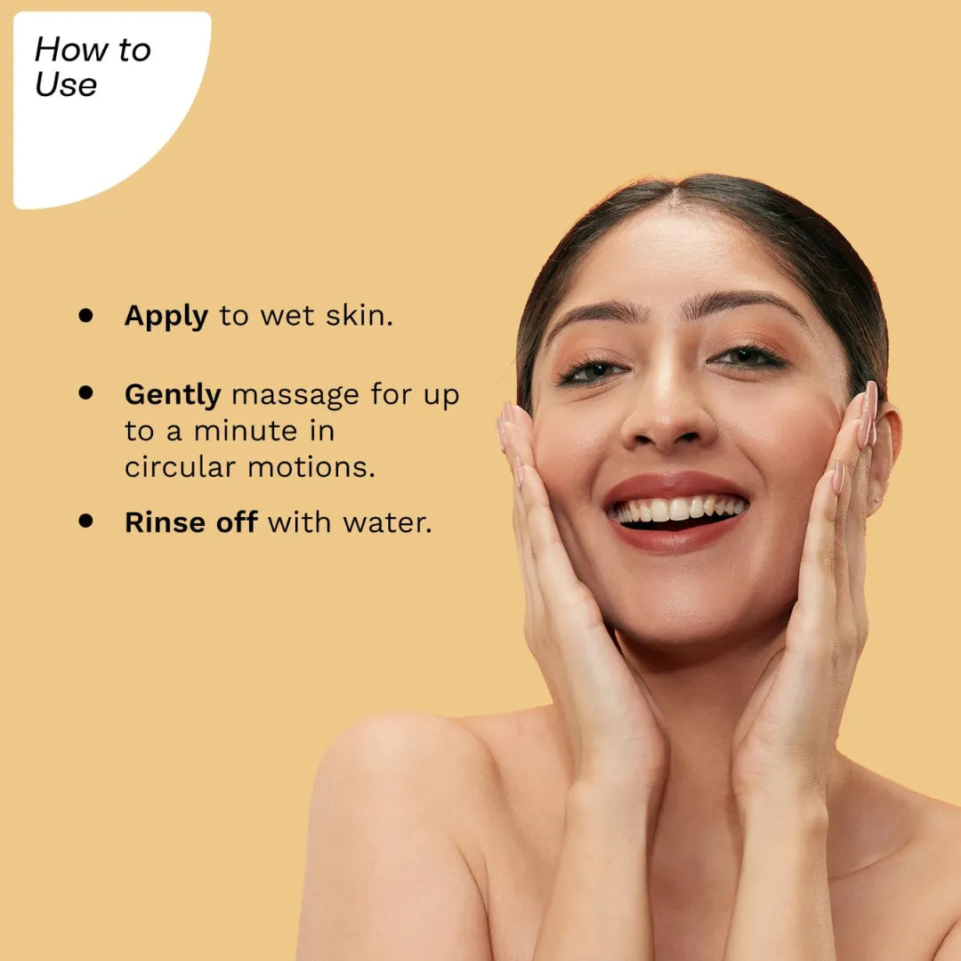 Pilgrim 24k Gold Gel Facewash with Korean White Lotus & Lactic Acid (80ml)