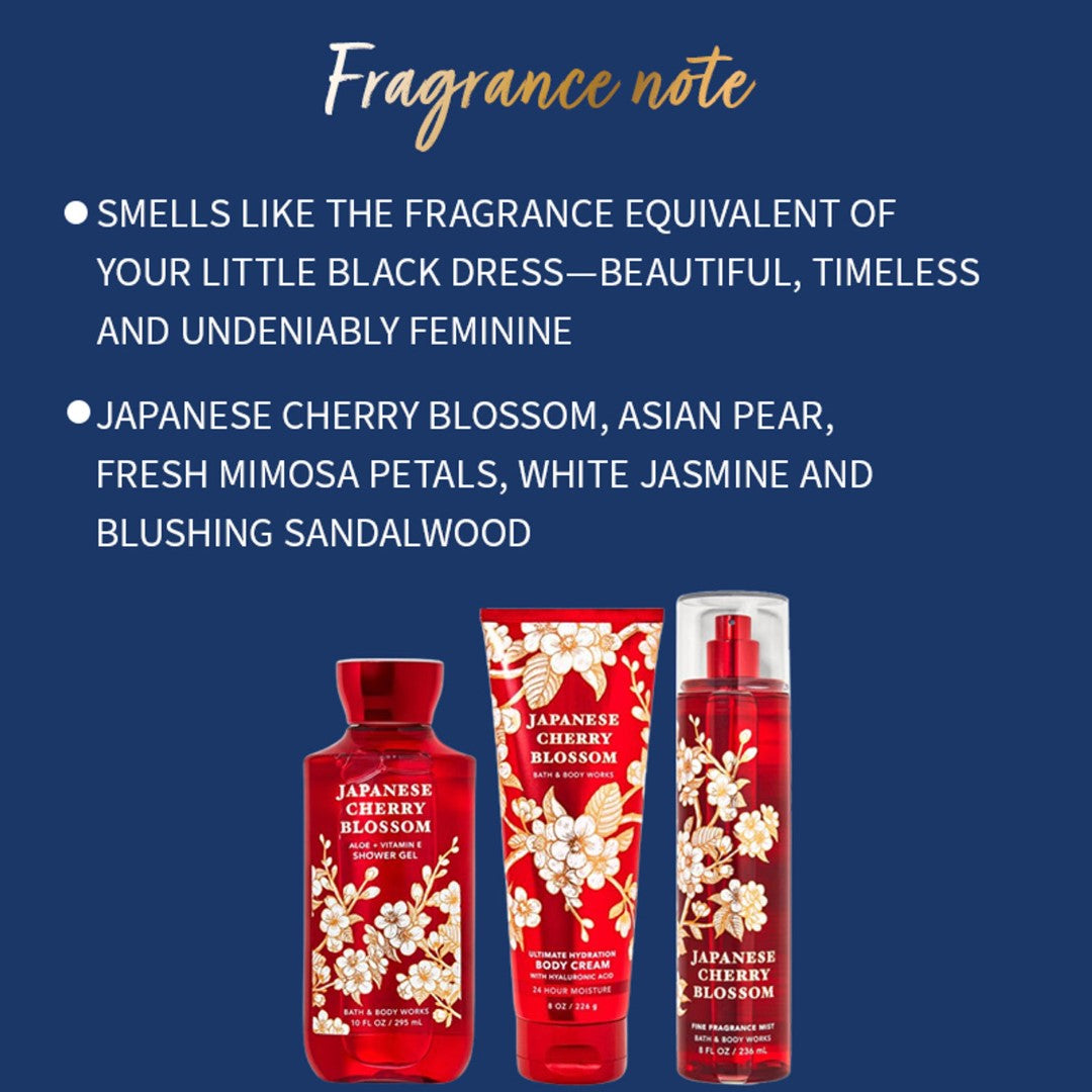 Bath & Body Works Japanese Cherry Blossom Fine Fragrance Mist(236ml)