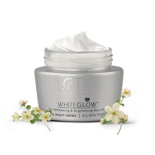 Lotus Herbals Whiteglow Night Cream for Skin Whitening (Dry Skin) 40 g