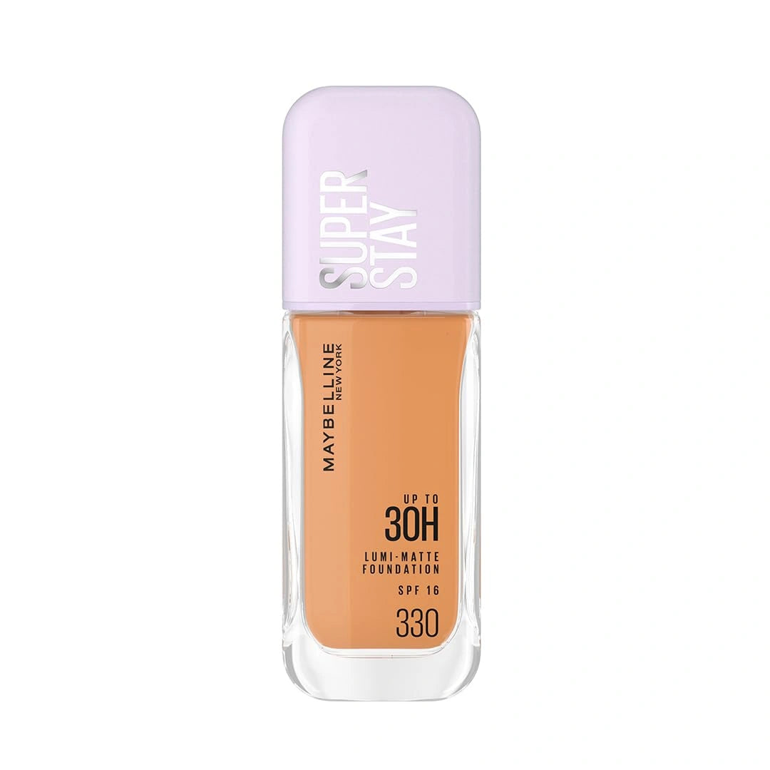 Maybelline New York Super Stay Lumi-Matte Liquid Foundation - 330, Up To 30H Long Wear, Water & Transfer Proof. SuperStay Lumi-Matte Liquid Foundation comes with Non-comedogenic & Vegan Formula | 35ml