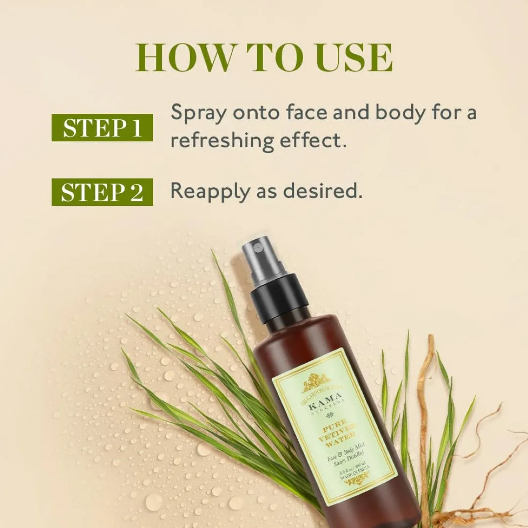 Kama Ayurveda Pure Vetiver Water